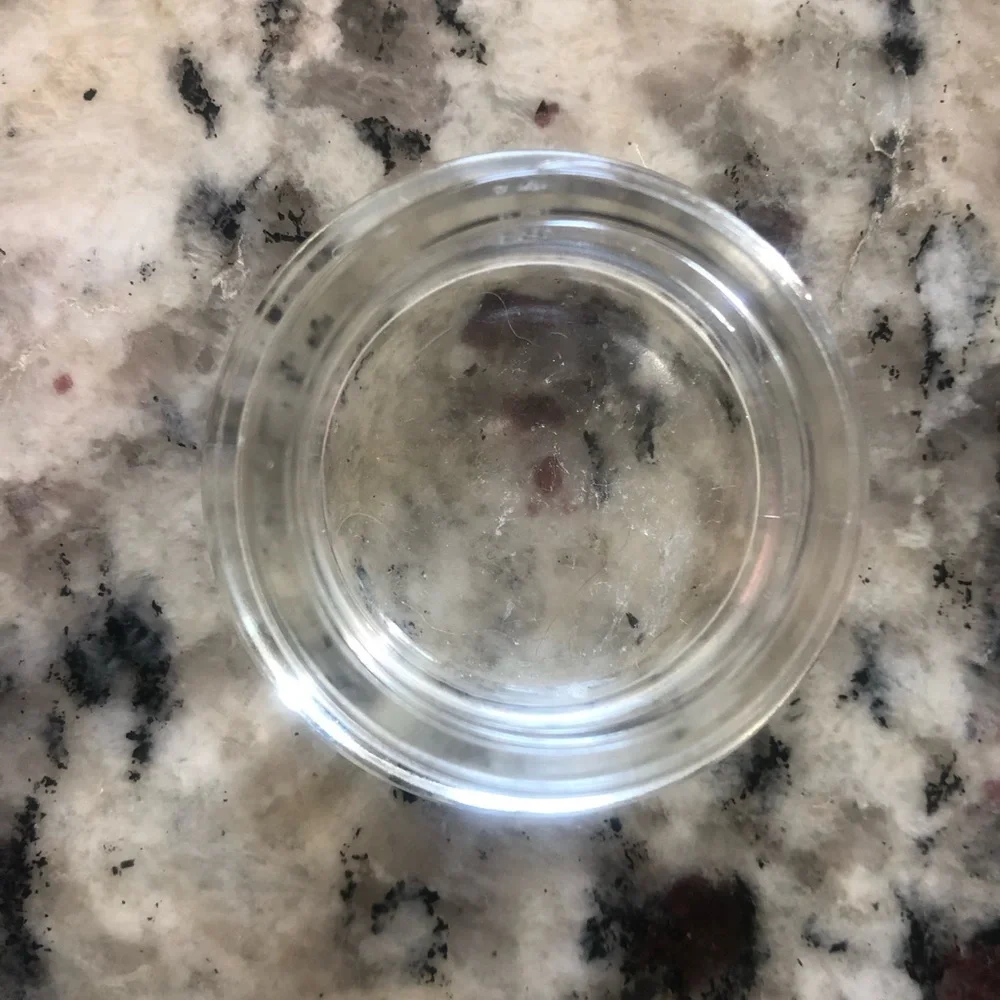 1 Chanel Travel Cosmetic Empty Glass Skincare/Makeup Container